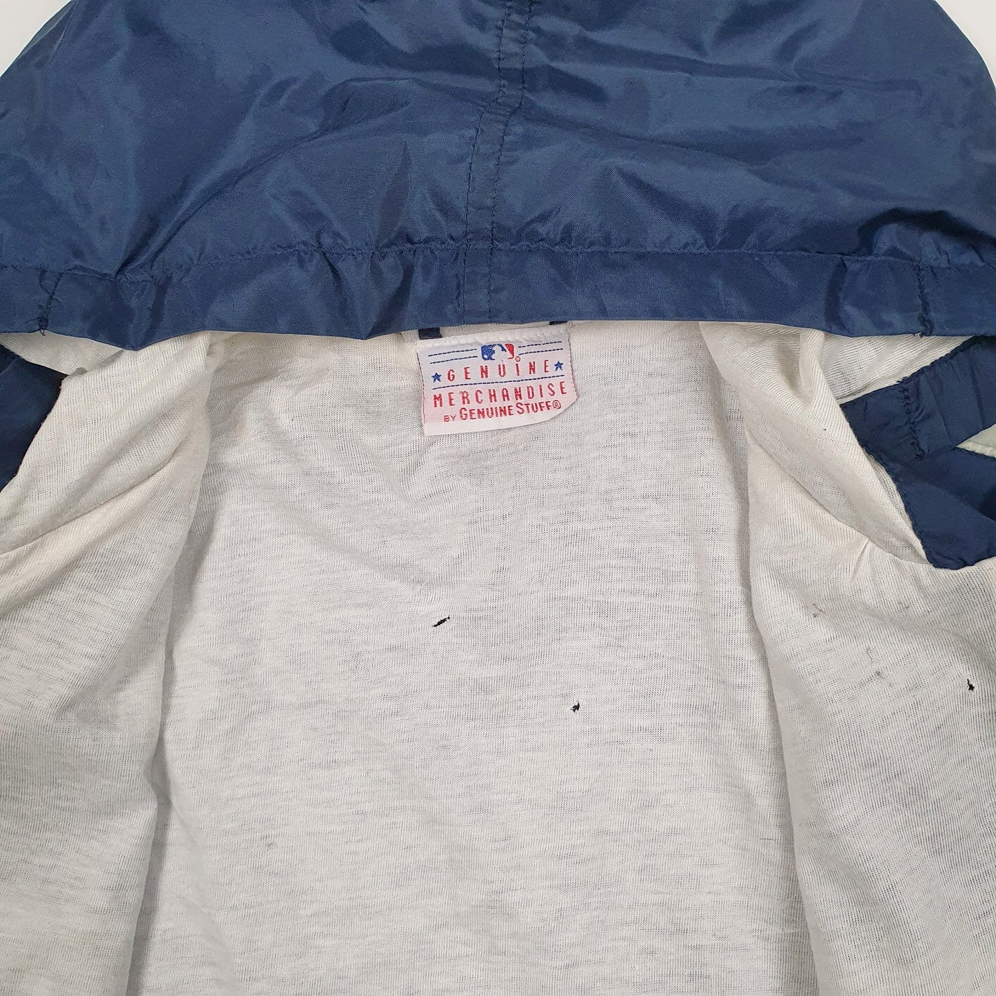 Mens Navy MLB New York Yankees Baseball Vintage 90s  Coat