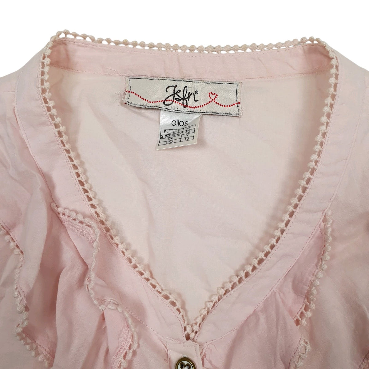 Womens Pink Ellos   Shirt
