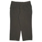 Mens Green Burberry Pleated Corduroy Trousers