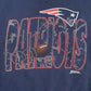 Mens Navy Zubaz NFL New England Patriots Crewneck Jumper