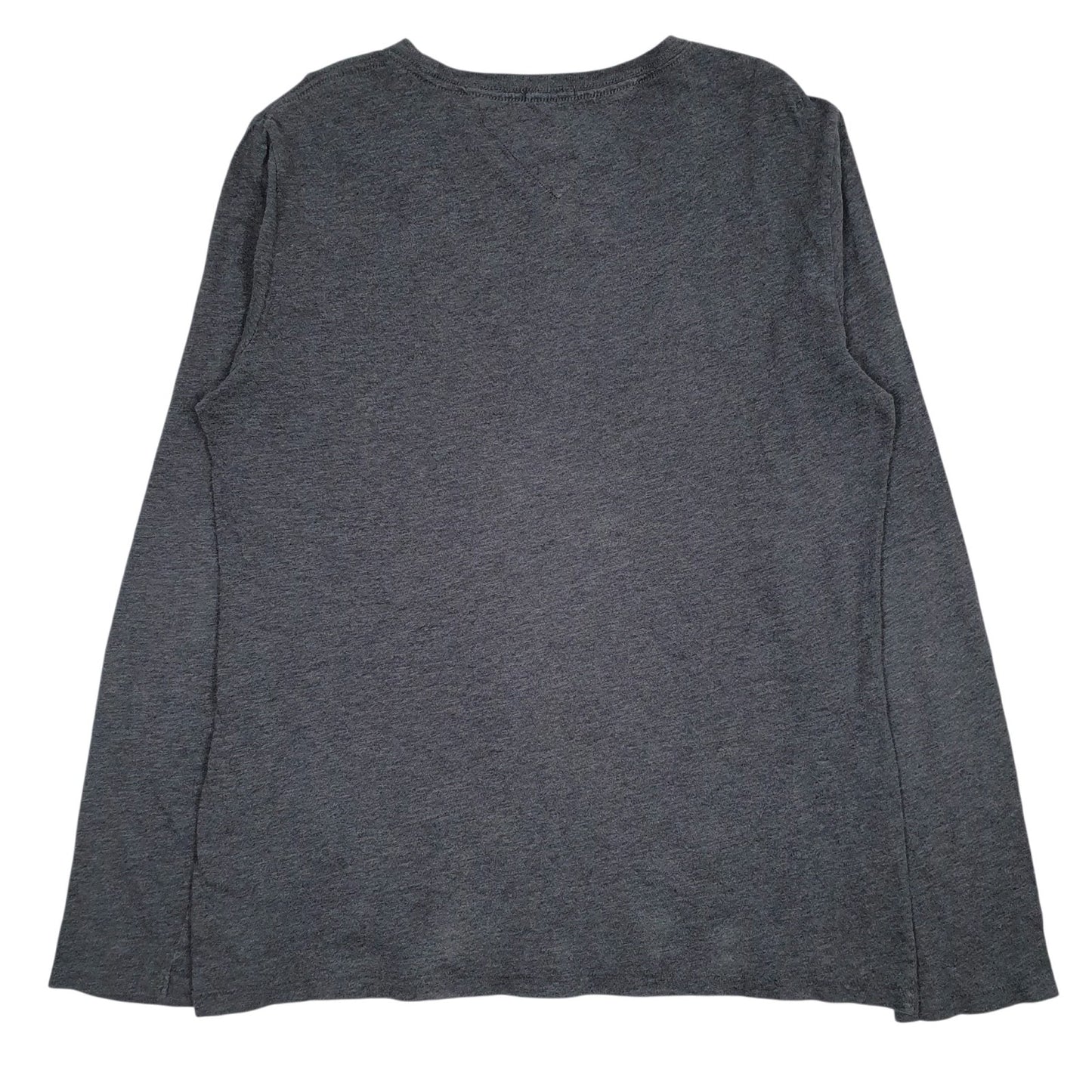 Mens Grey Tommy Hilfiger Spellout  T Shirt