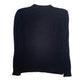 Womens Black Jr  Crewneck Jumper