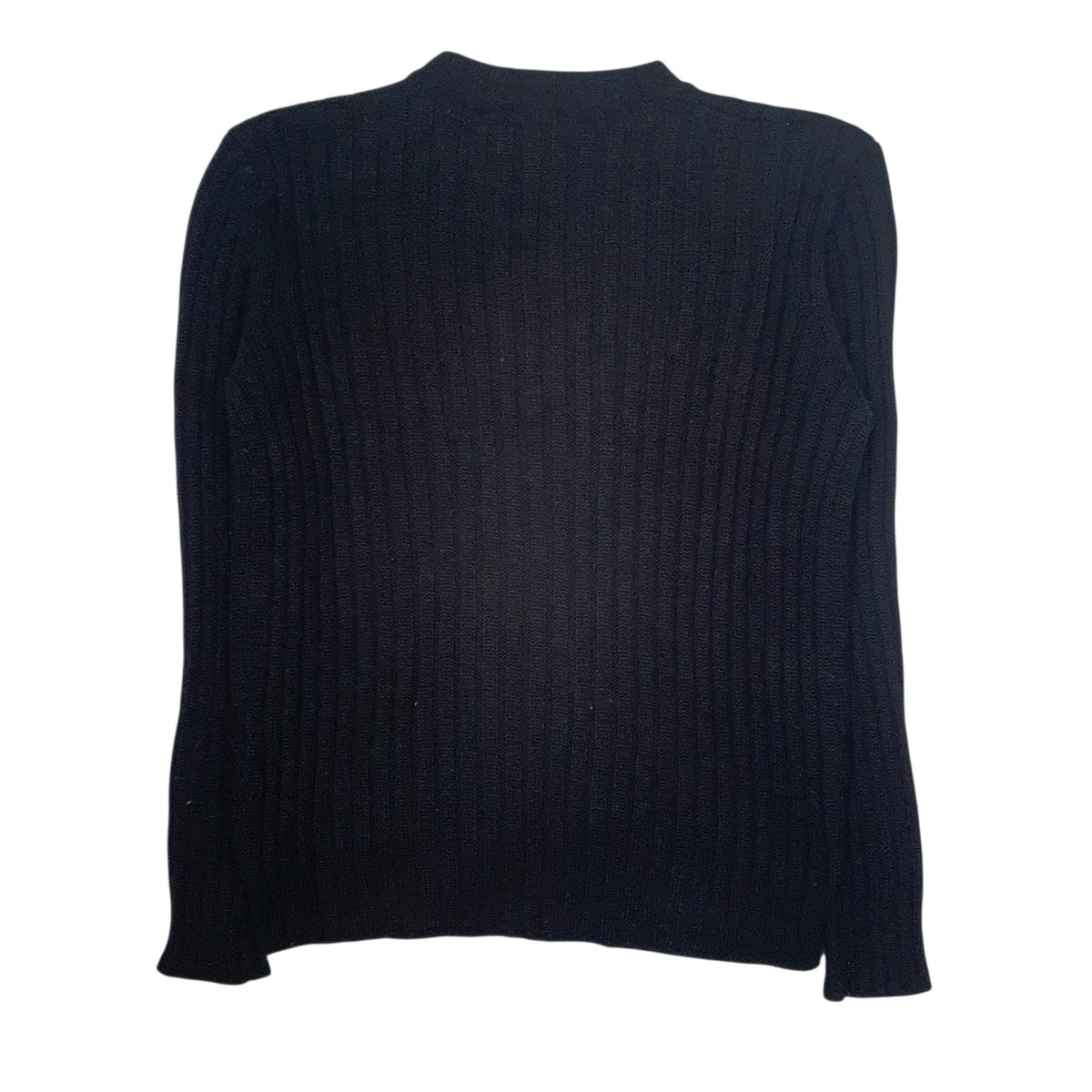 Womens Black Jr  Crewneck Jumper