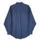 Mens Blue Eddie Bauer Vintage 00s Heavyweight Plaid Canvas  Shirt