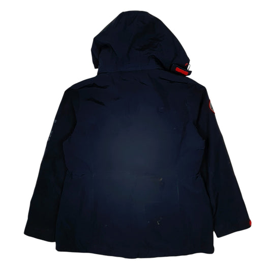 Womens Navy Tommy Hilfiger  Full Zip Coat