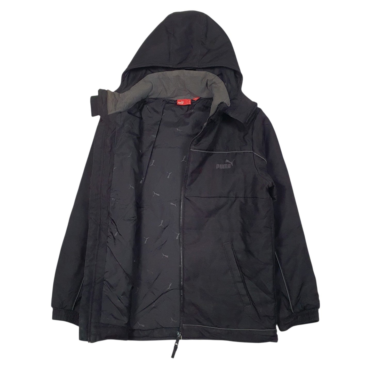 Womens Black Puma   Coat