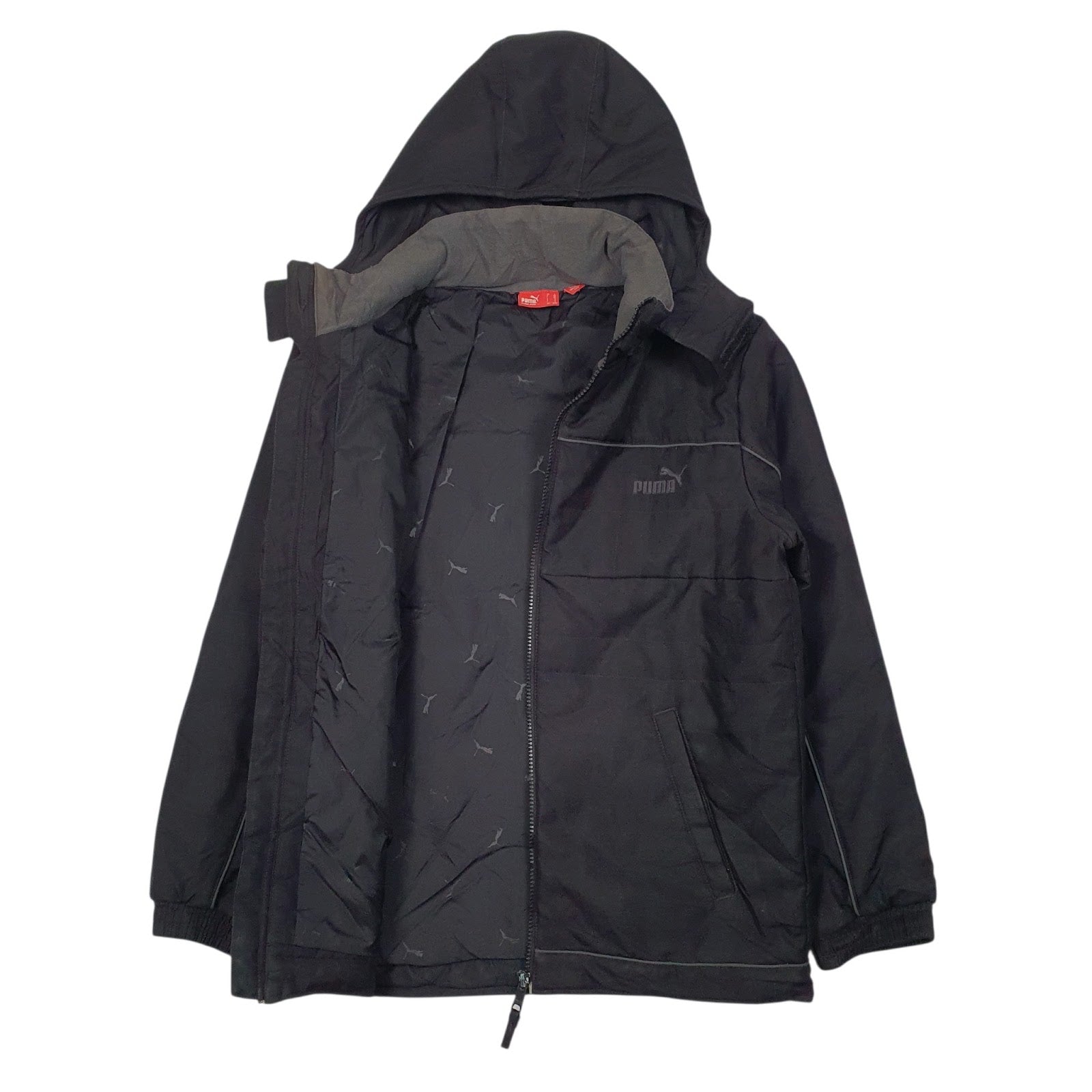 Womens Black Puma   Coat