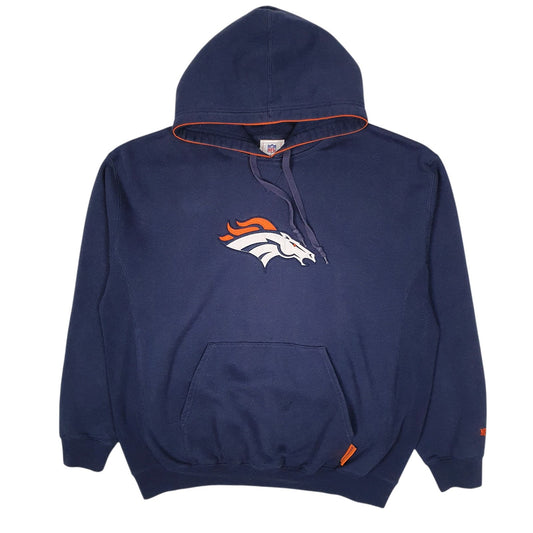 Mens Navy NFL Denver Broncos Hoodie Jumper