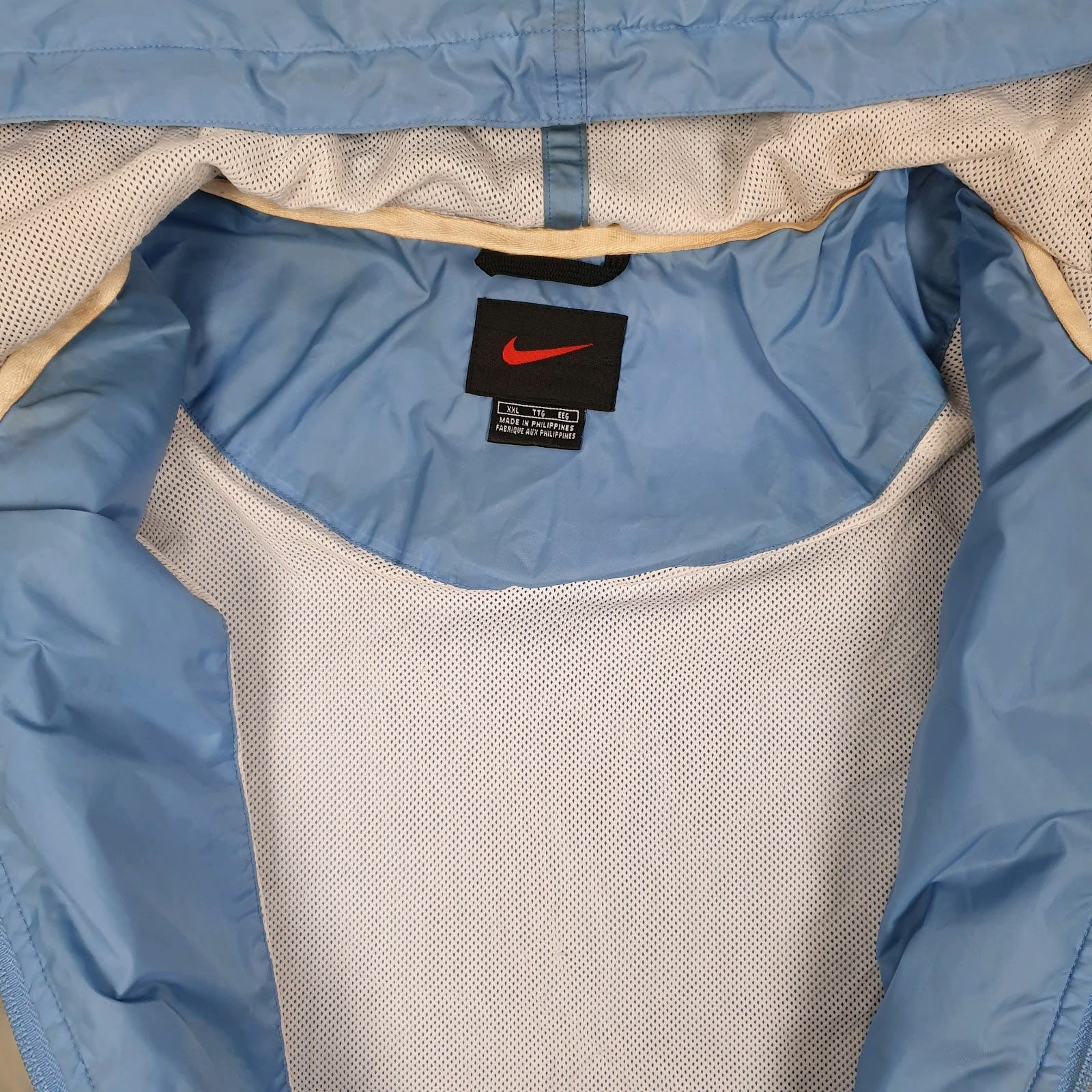 Mens Blue Nike Vintage 2000s  Coat