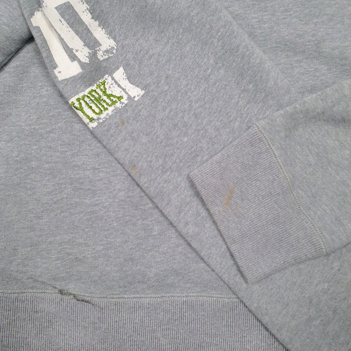 Mens Grey Everlast Spellout Hoodie Jumper