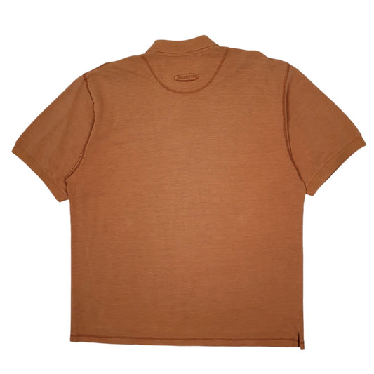 Mens Orange Patagonia  Quarter Zip Polo Shirt
