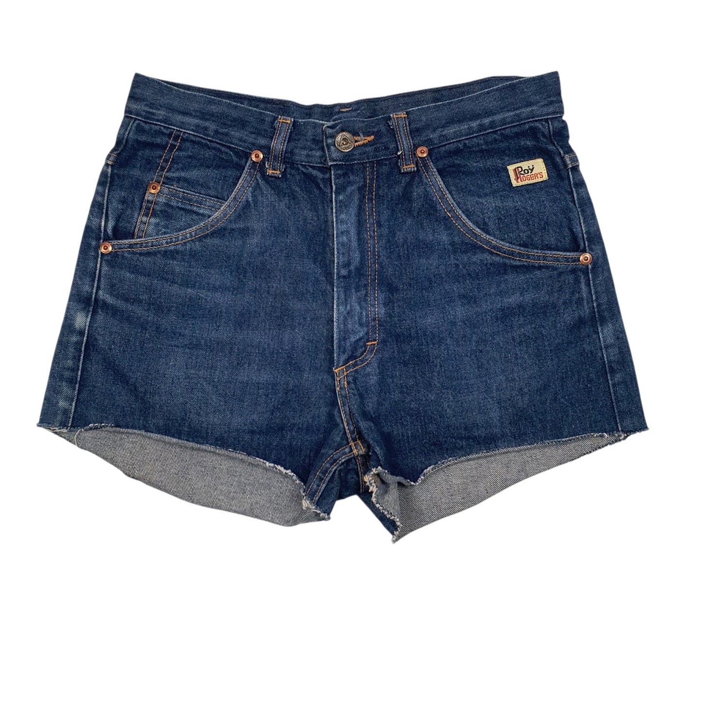 Womens Blue Roy Rogers  Denim Shorts