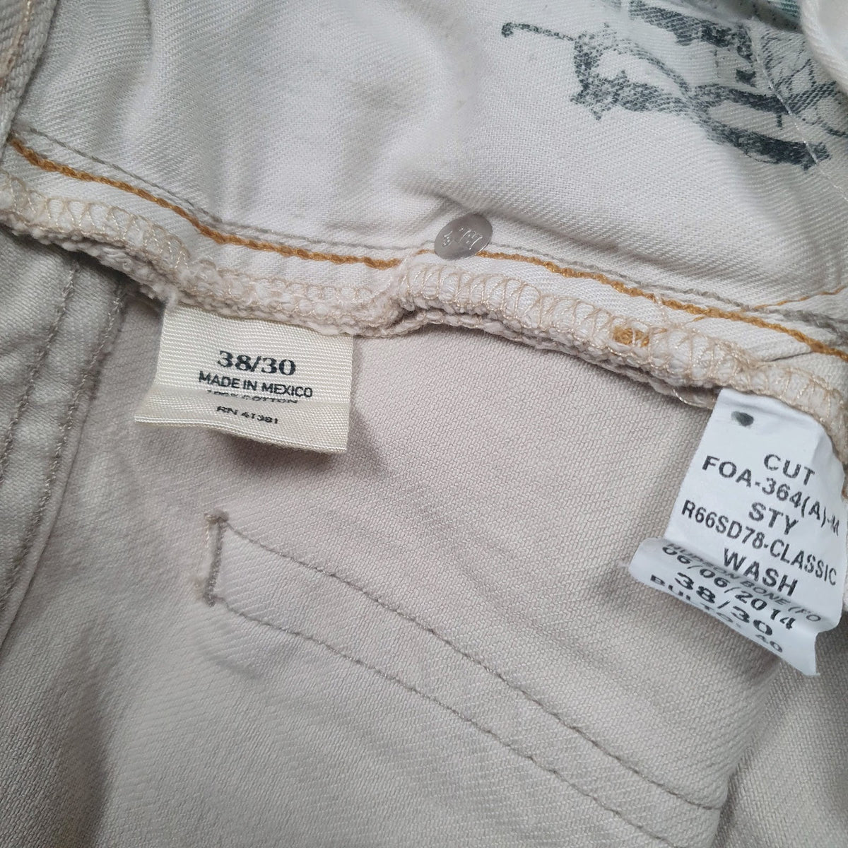 Mens Beige Polo Ralph Lauren   Jeans