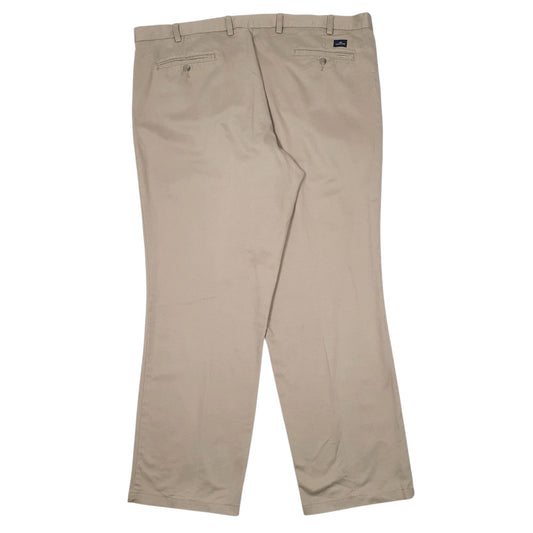 Mens Brown Dockers Pleated  Trousers