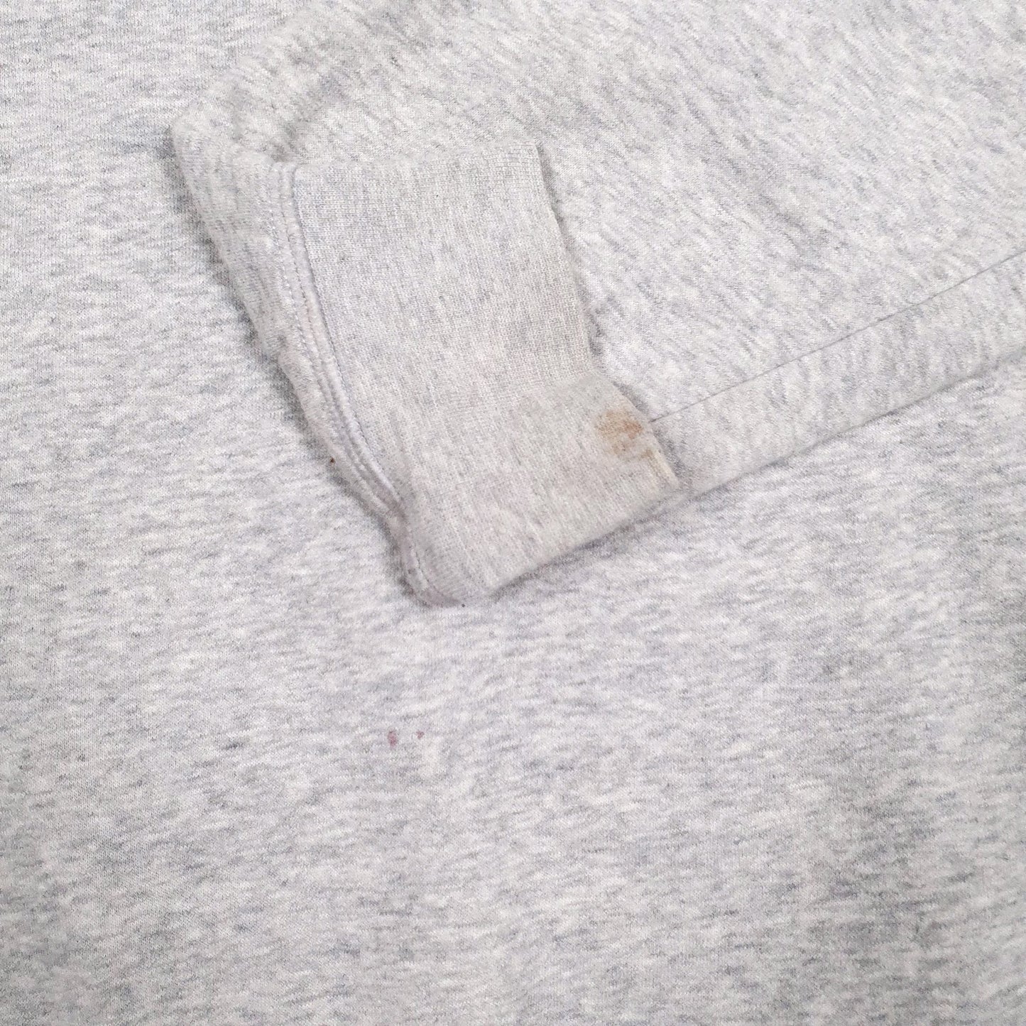 Mens Grey Reebok Spellout Hoodie Jumper