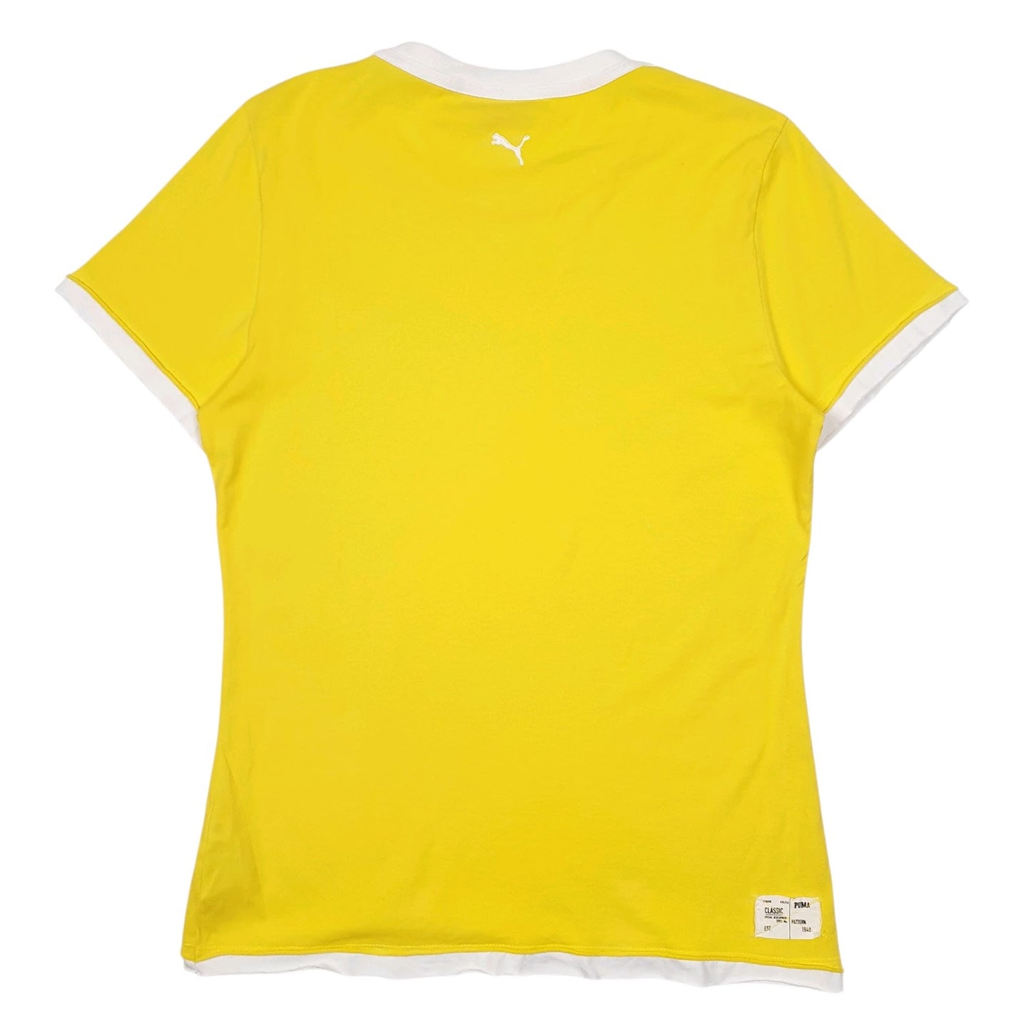 Womens Yellow Puma   T Shirt