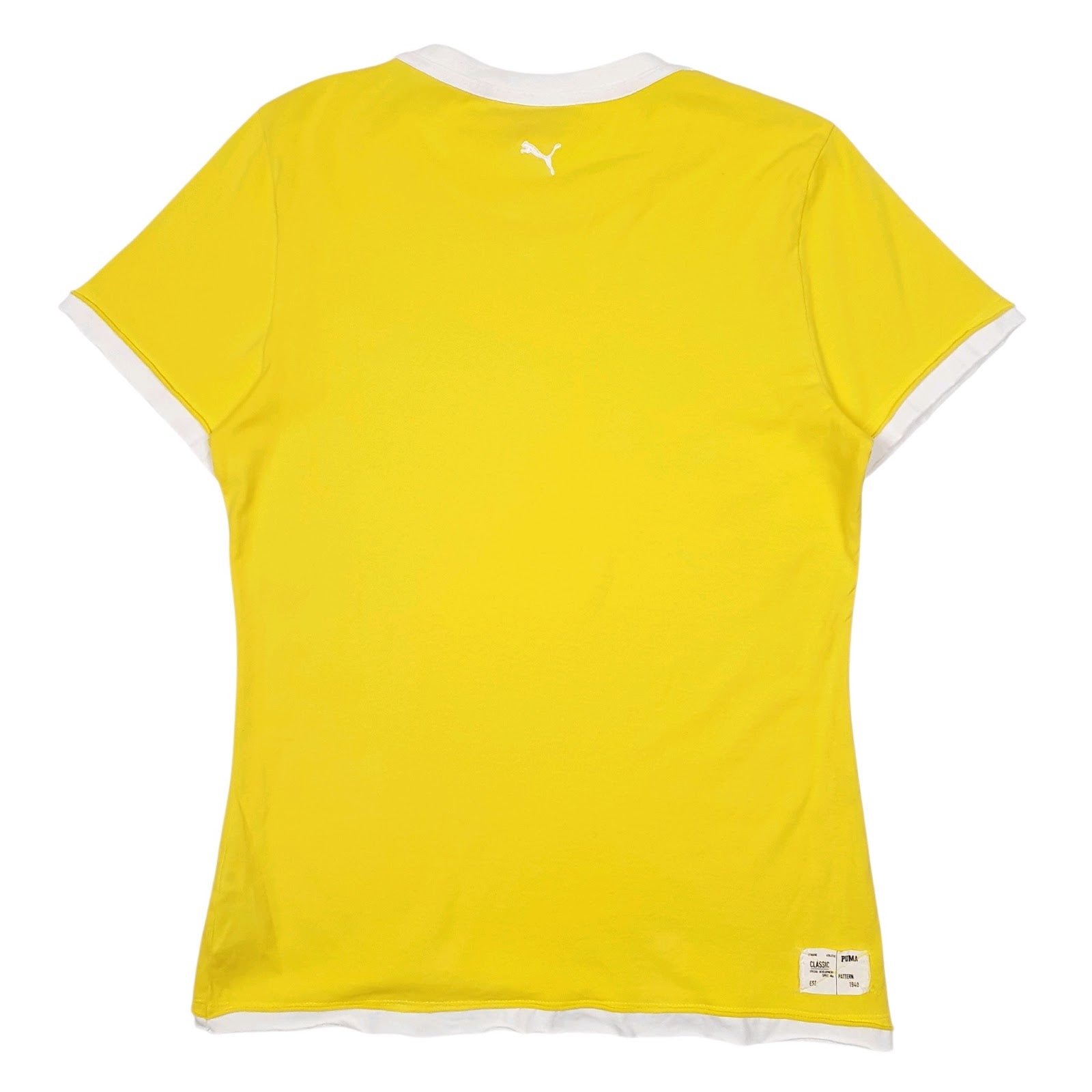 Womens Yellow Puma   T Shirt