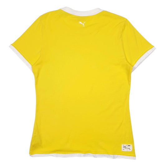 Womens Yellow Puma   T Shirt