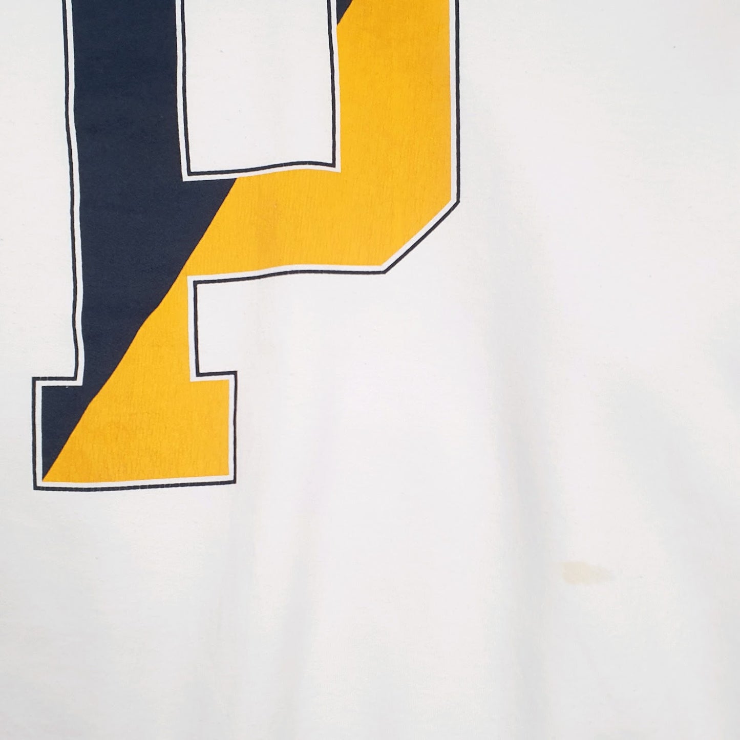 Mens White Champion Pace University Hoodie Jumper