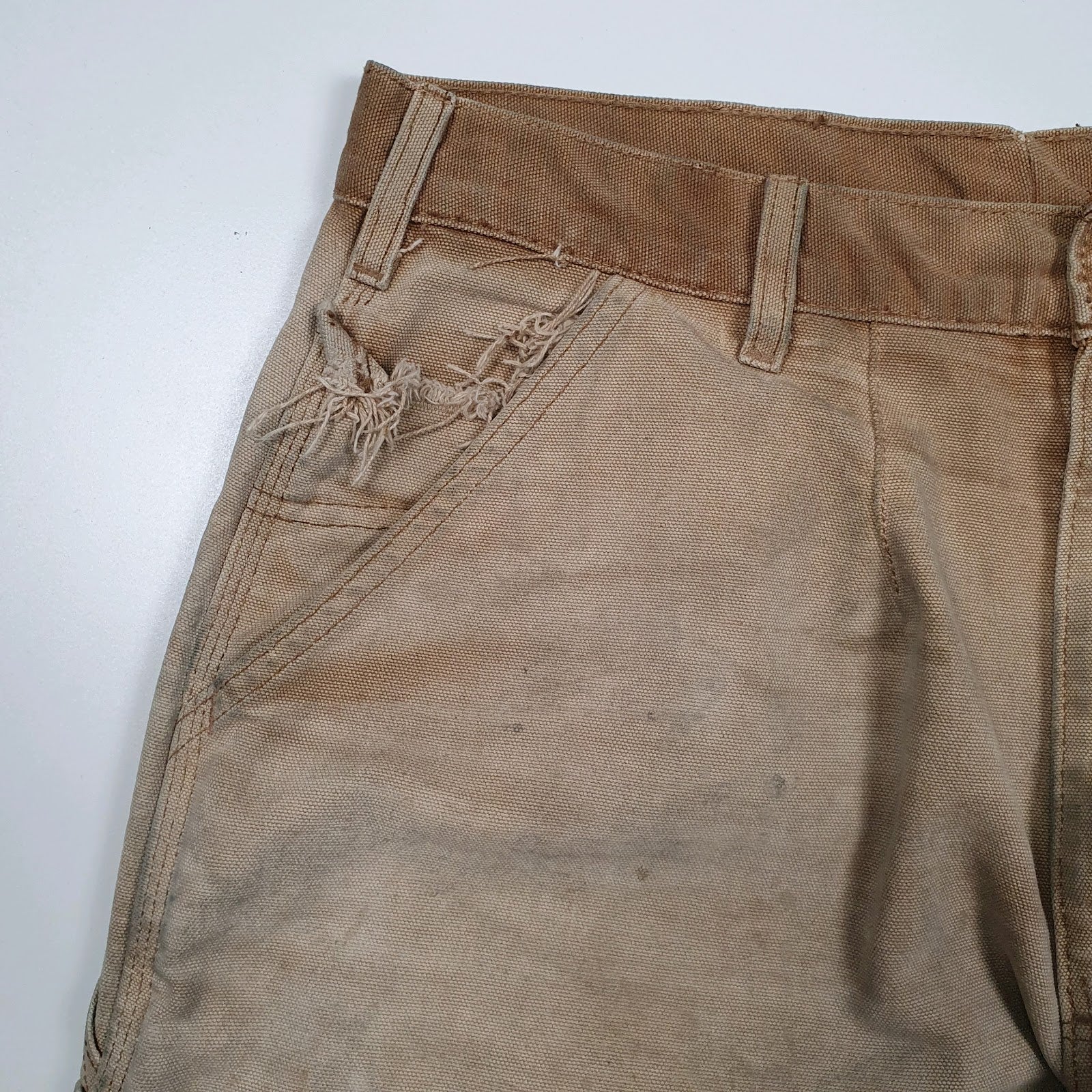 Mens Beige Carhartt   Shorts