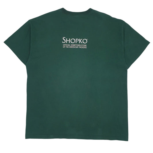 Mens Green Jerzees   T Shirt
