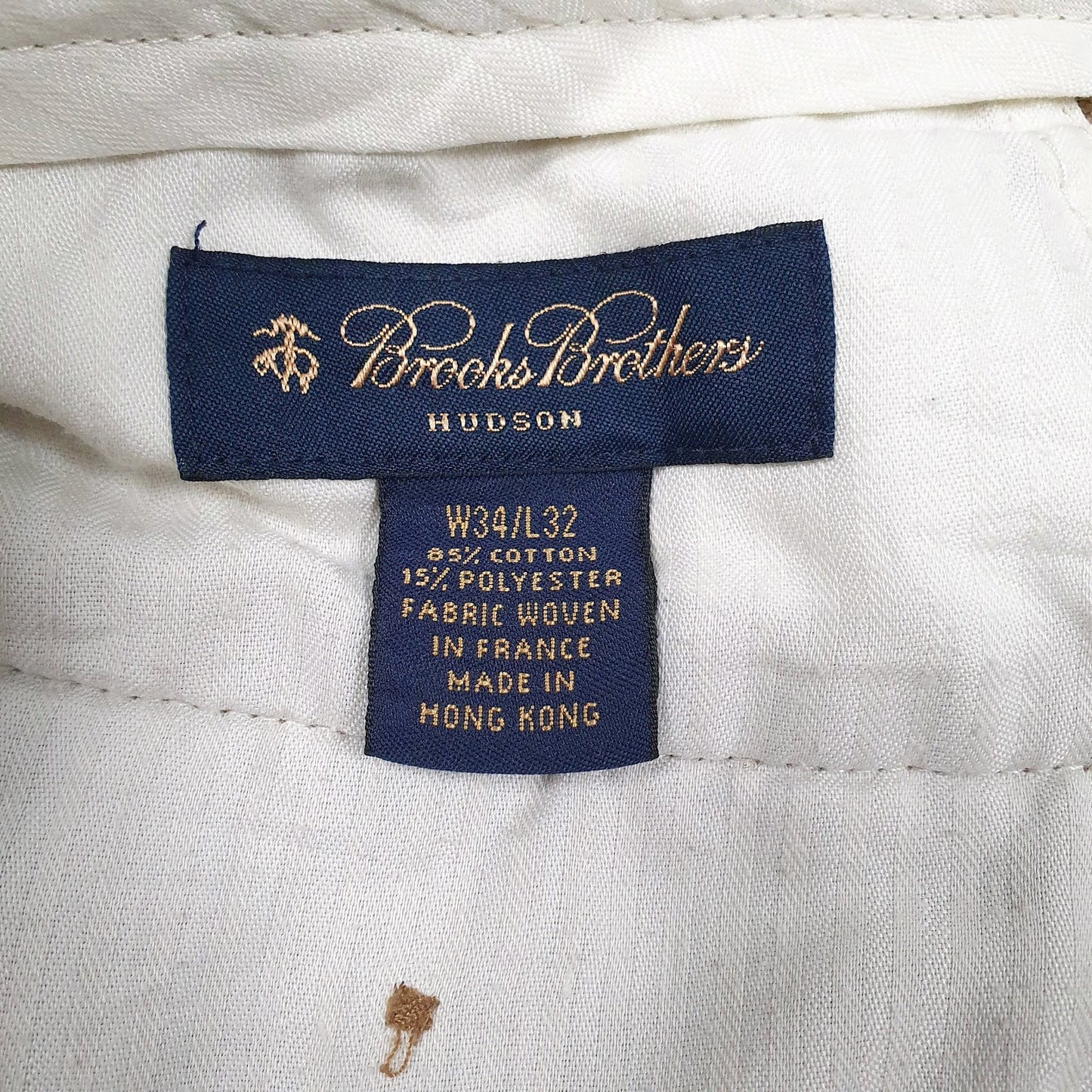Mens Brown Brooks Brothers Hudson  Trousers