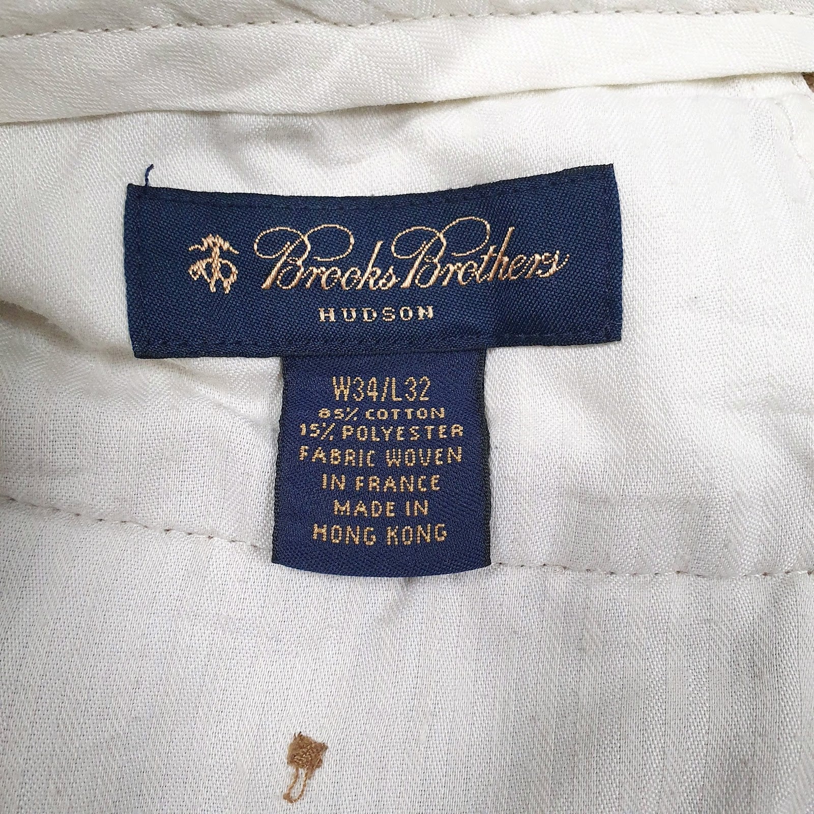 Mens Brown Brooks Brothers Hudson  Trousers