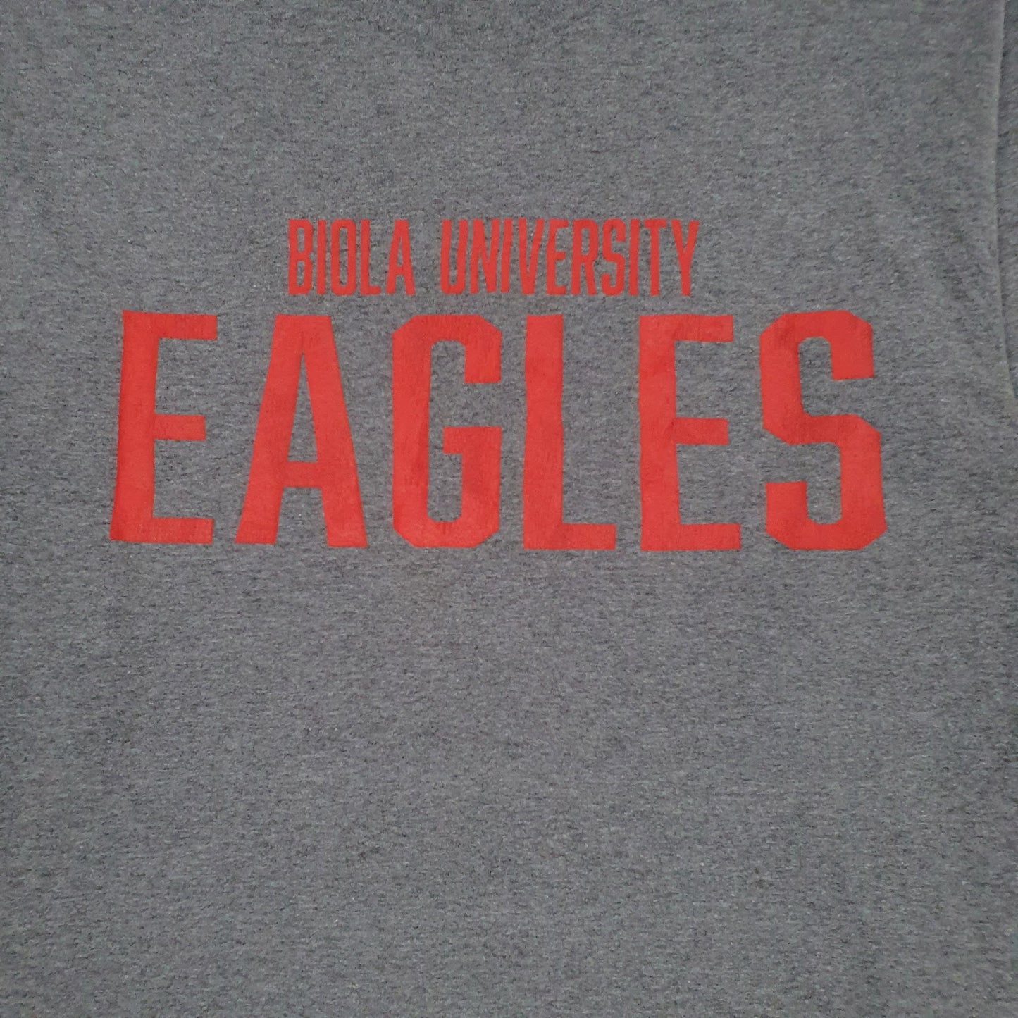 Mens Grey MV Sport Biola University Eagles  T Shirt