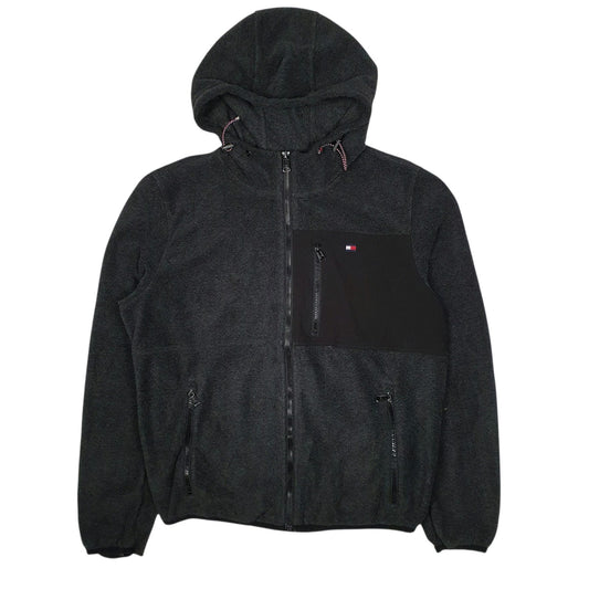 Mens Grey Tommy Hilfiger Hoodie Full Zip Jumper