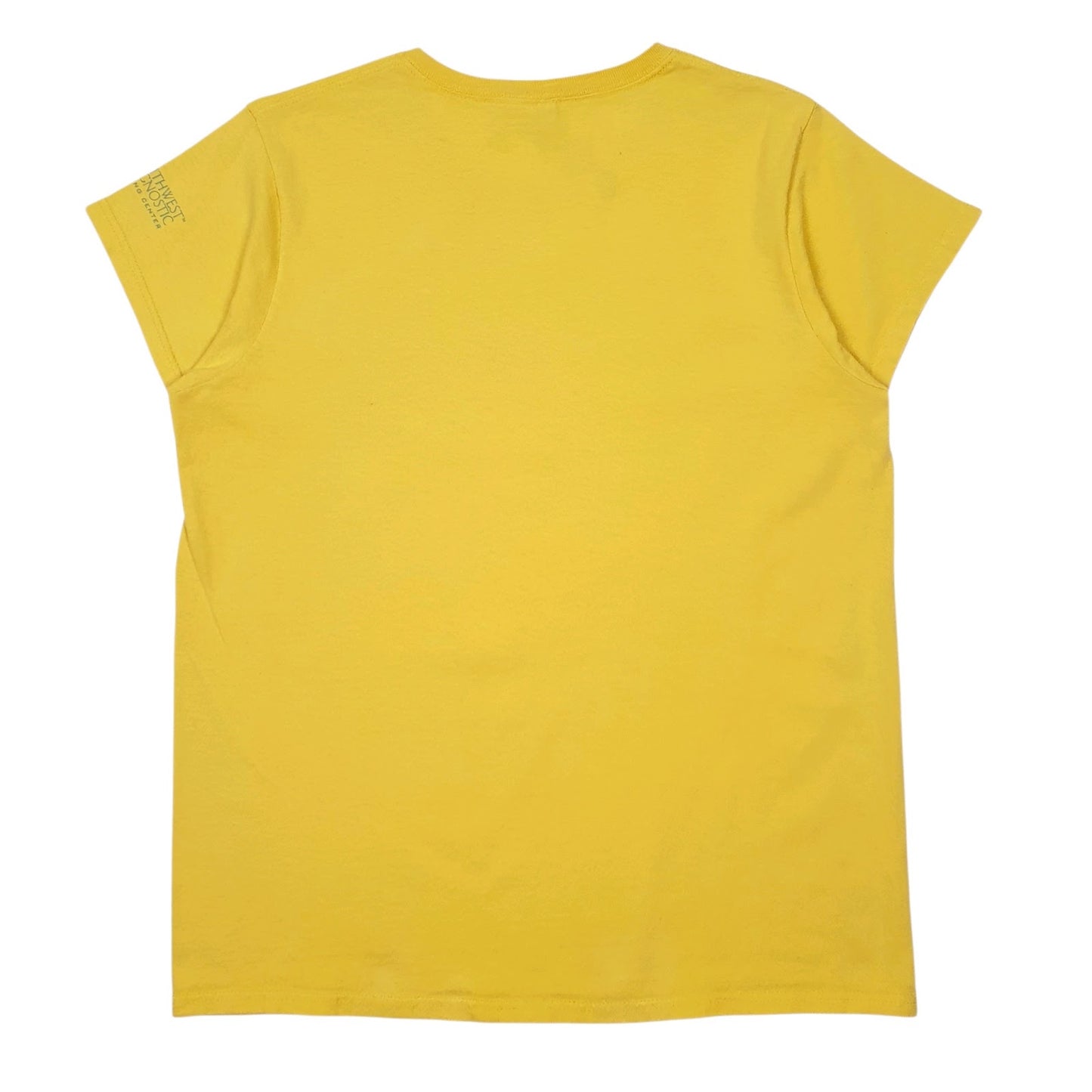 Mens Yellow Gildan   T Shirt