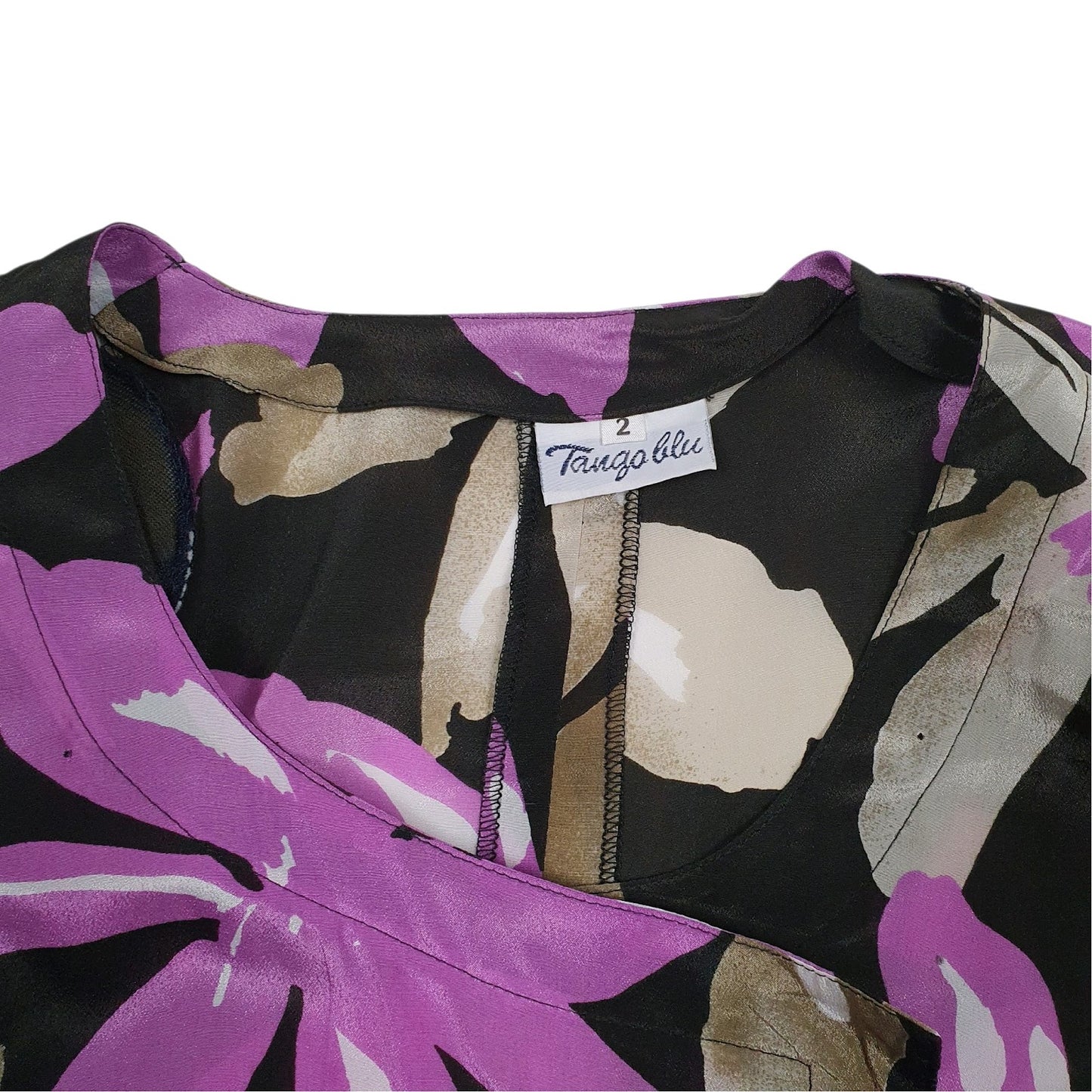 Womens Black Tango Lilu Floral  Dress