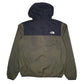 Mens Green The North Face Windwall Hoodie Coat