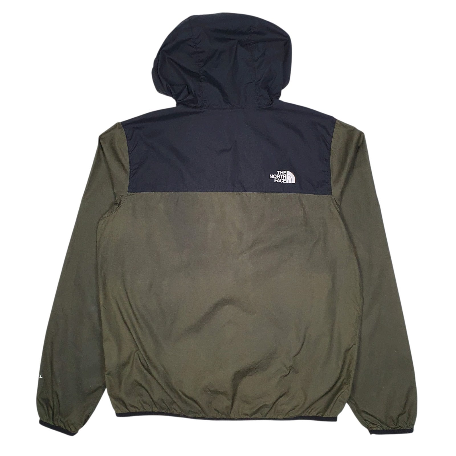 Mens Green The North Face Windwall Hoodie Coat