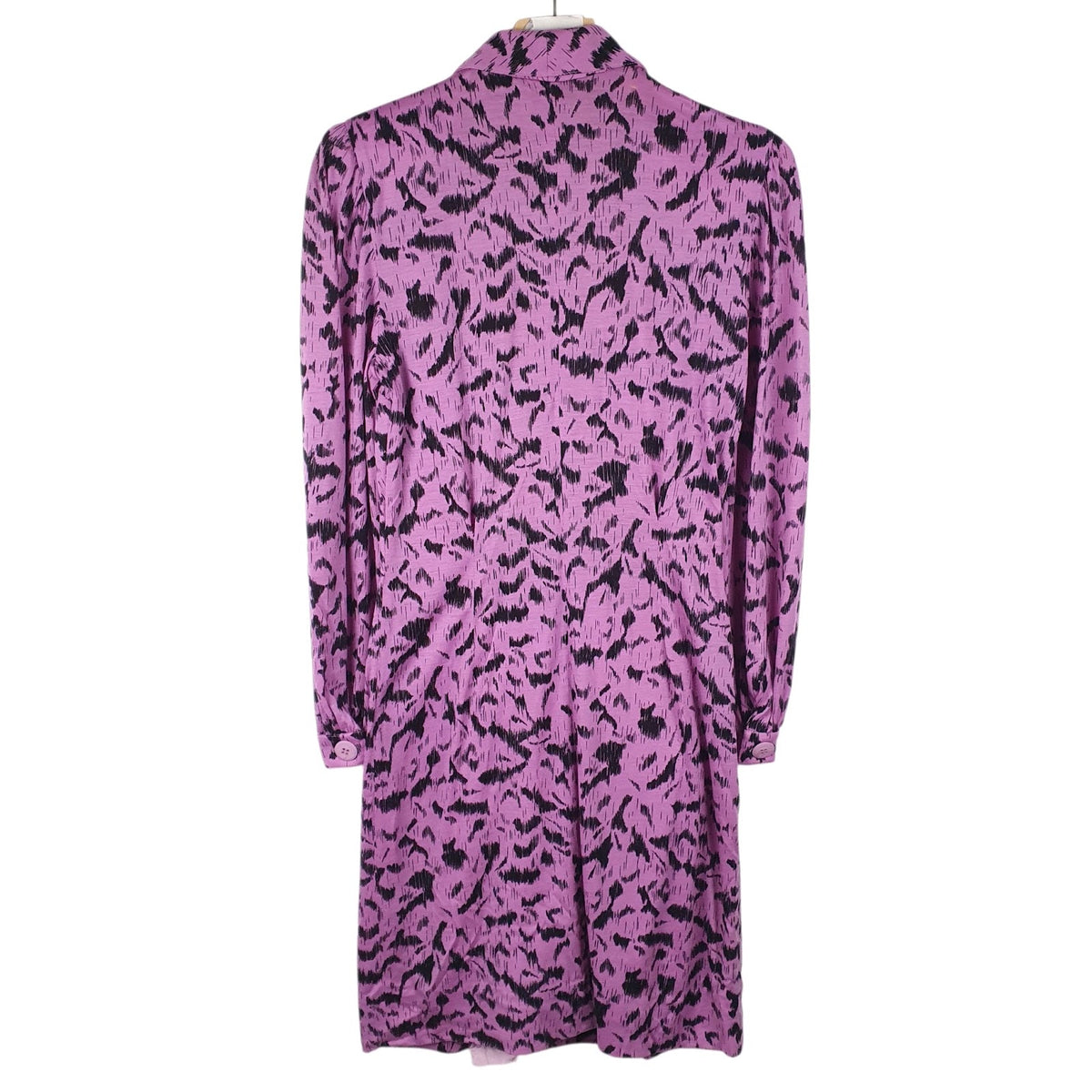 Womens Pink Luisa Pagnoli Button Front Vintage Made In Italy  Dress