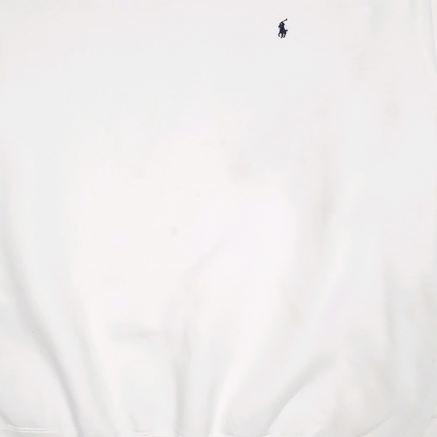 Mens White Polo Ralph Lauren  Crewneck Jumper