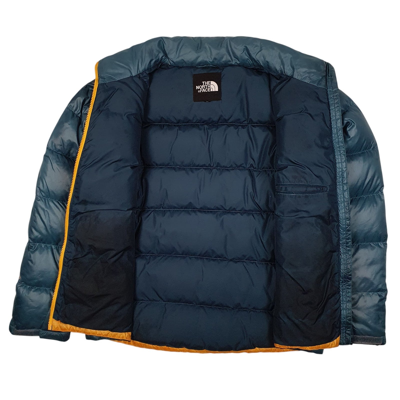 Mens Blue The North Face Nuptse  Coat