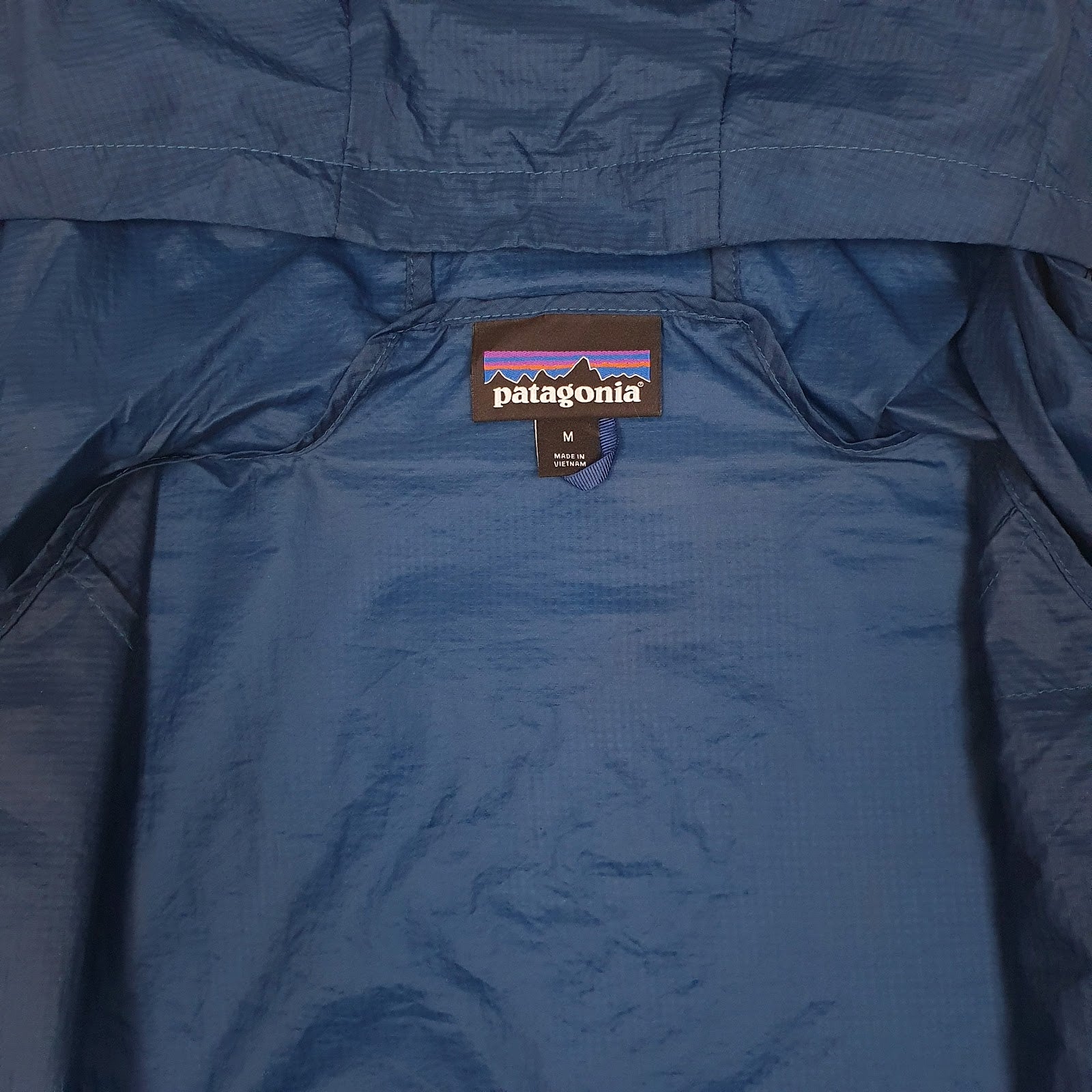 Womens Blue Patagonia Houdini Ultra Lightweight  Coat