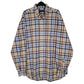 Mens Beige Brookfield  Long Sleeve Shirt