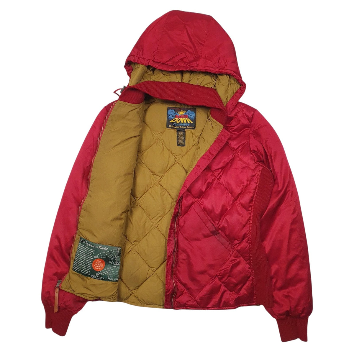 Womens Red Eddie Bauer Vintage 00s Reproduction 1936 Skyline  Coat