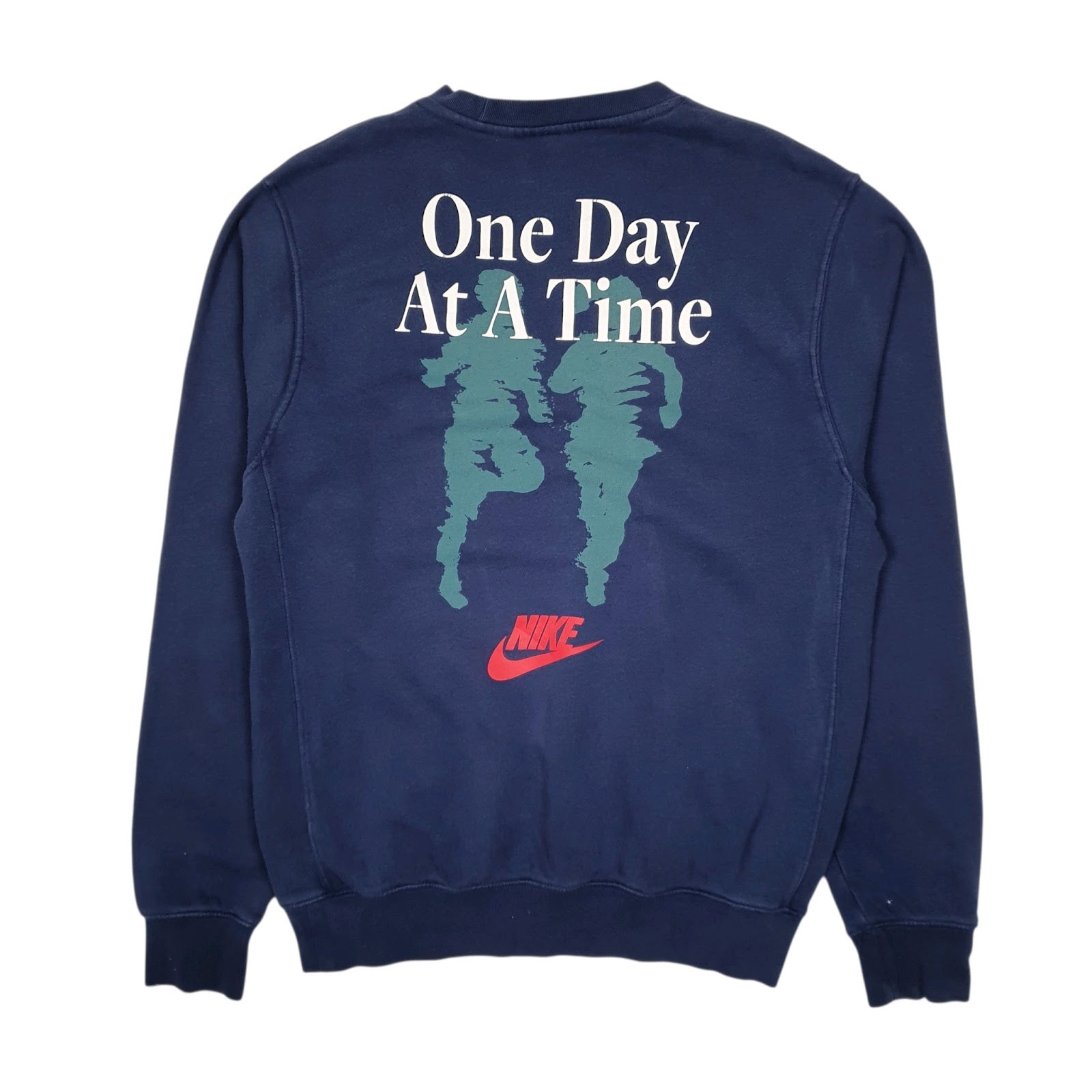 Mens Navy Nike Athletics Crewneck Jumper