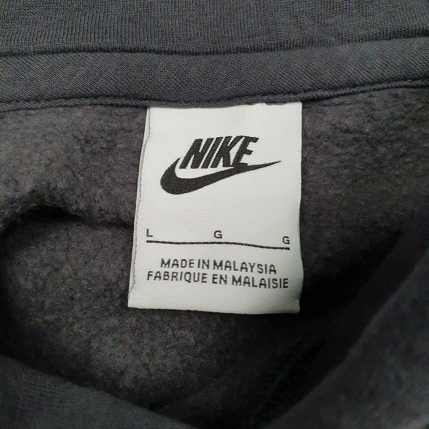 Mens Grey Nike Montana Football Hoodie Jumper