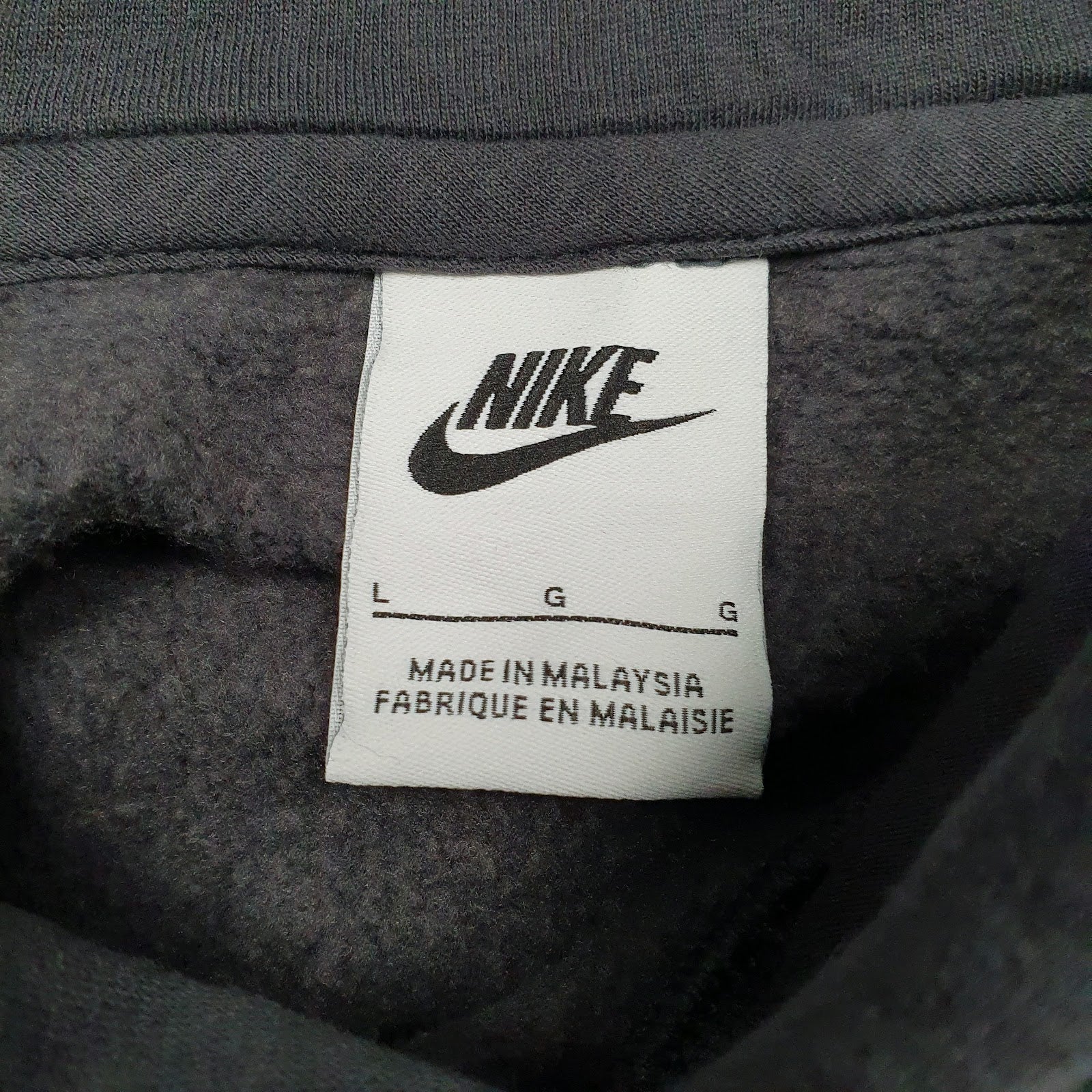 Mens Grey Nike Montana Football Hoodie Jumper