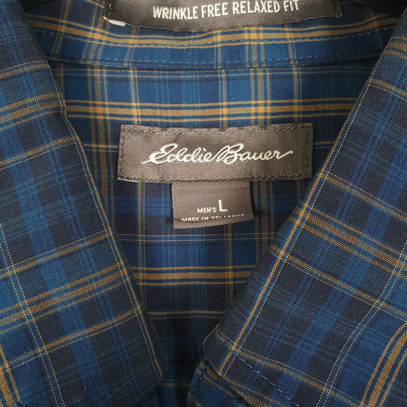 Mens Blue Eddie Bauer   Shirt