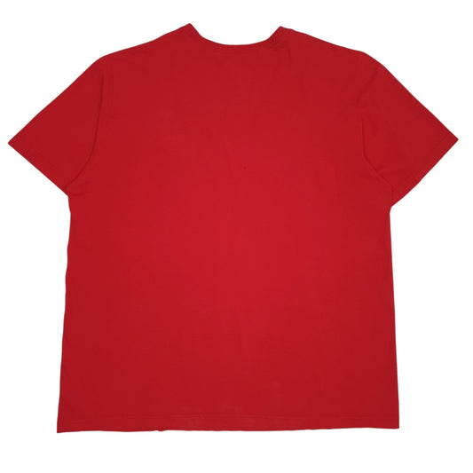 Mens Red Nike Just Do It  T Shirt