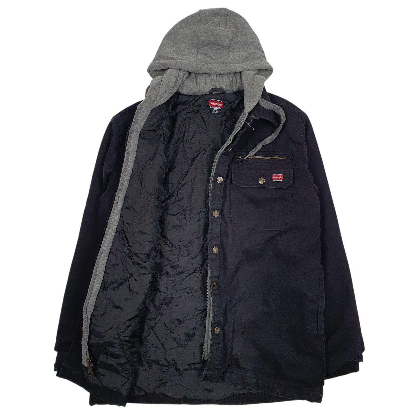 Mens Black Wrangler   Coat