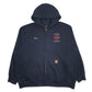 Mens Navy Carhartt  Full Zip Jumper