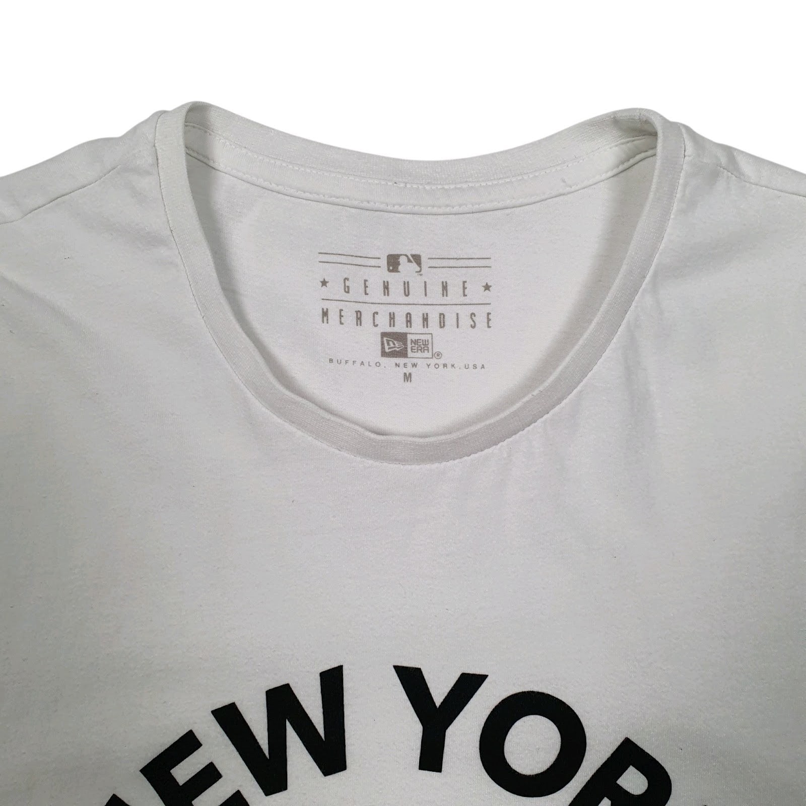 Mens White New Era MLB New York Yankees  T Shirt