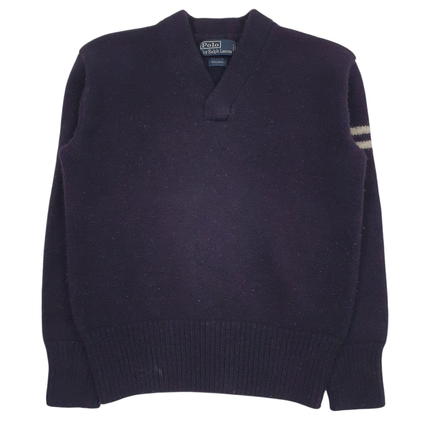 Womens Navy Polo Ralph Lauren  V Neck Jumper