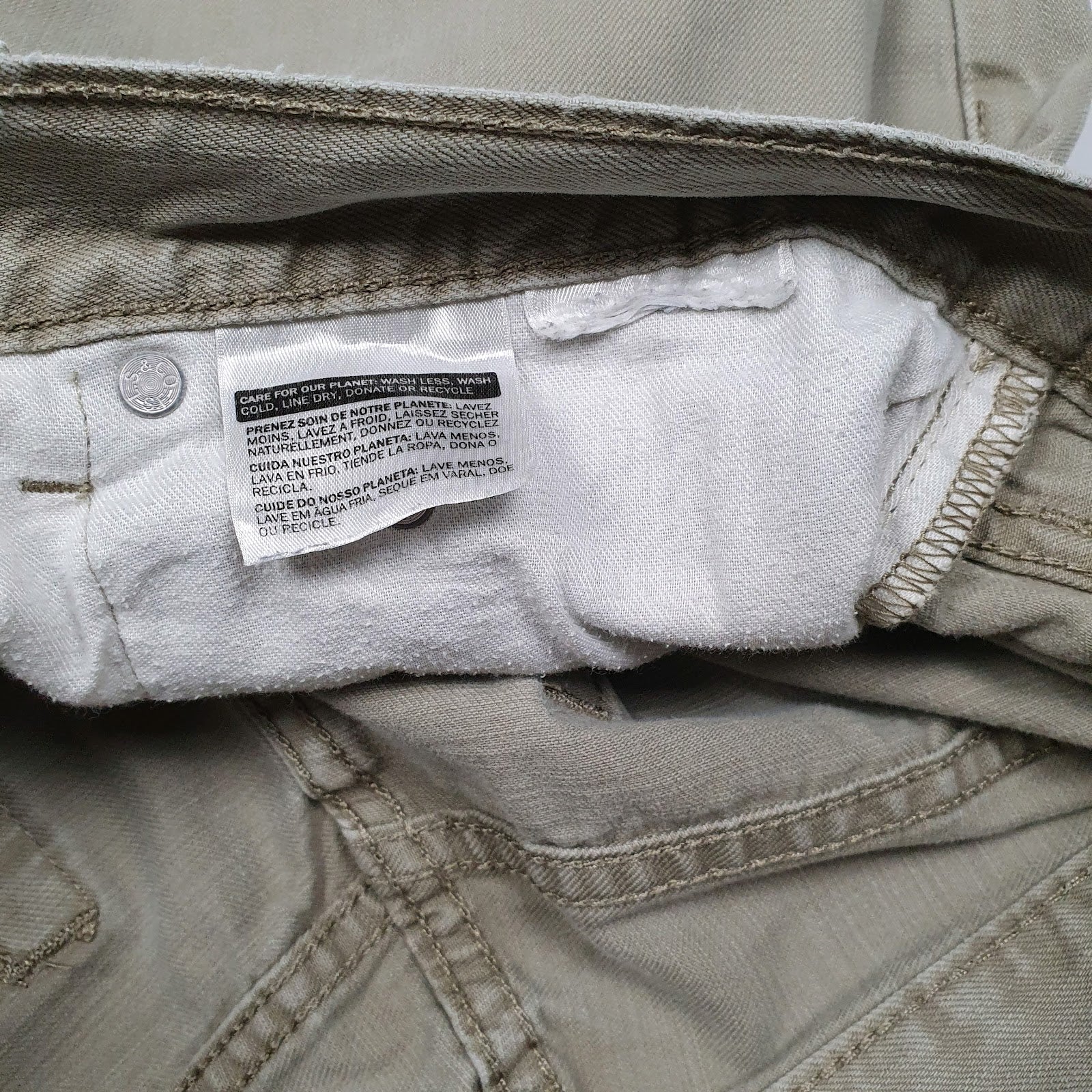 Mens Beige Levis   Jeans
