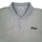 Mens Green Fila  Hoodie Polo Shirt